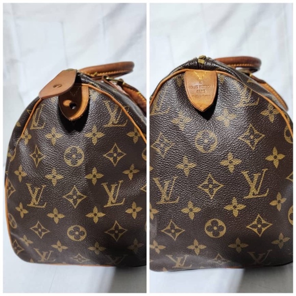 Authentic Louis Vuitton Monogram Speedy 30 Bag Brown - Picture 13 of 16